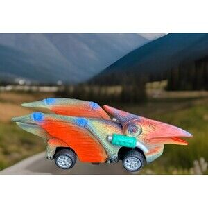 Dino Bros Pull Back & Go Dinosaur Truck Pterodactyl 5"
